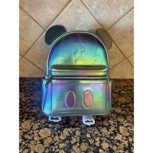 Loungefly Disney Mickey Mouse Oil Slick Mini Backpack* NWT